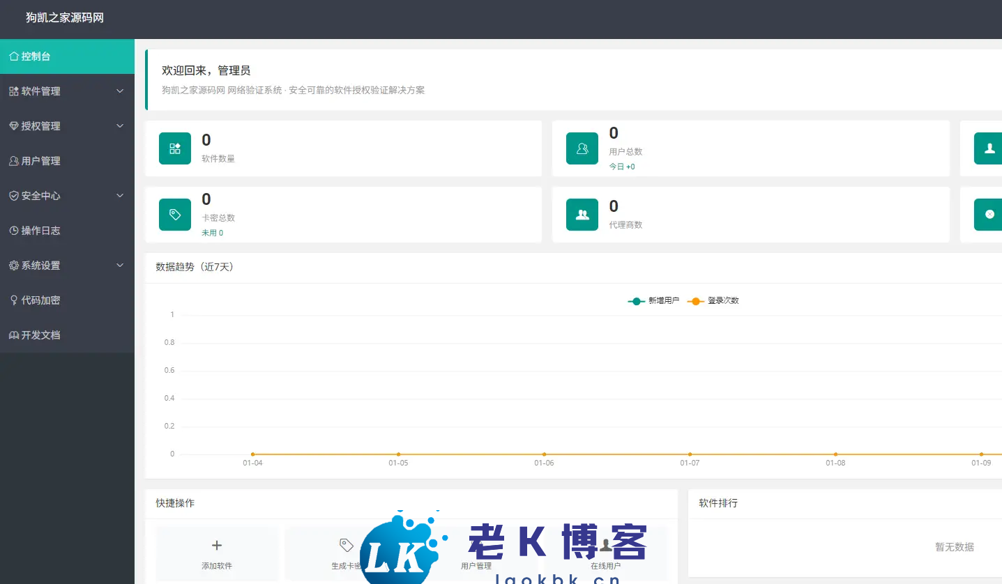 鼠大侠网络验证系统一机一码授权验证【开源免费】